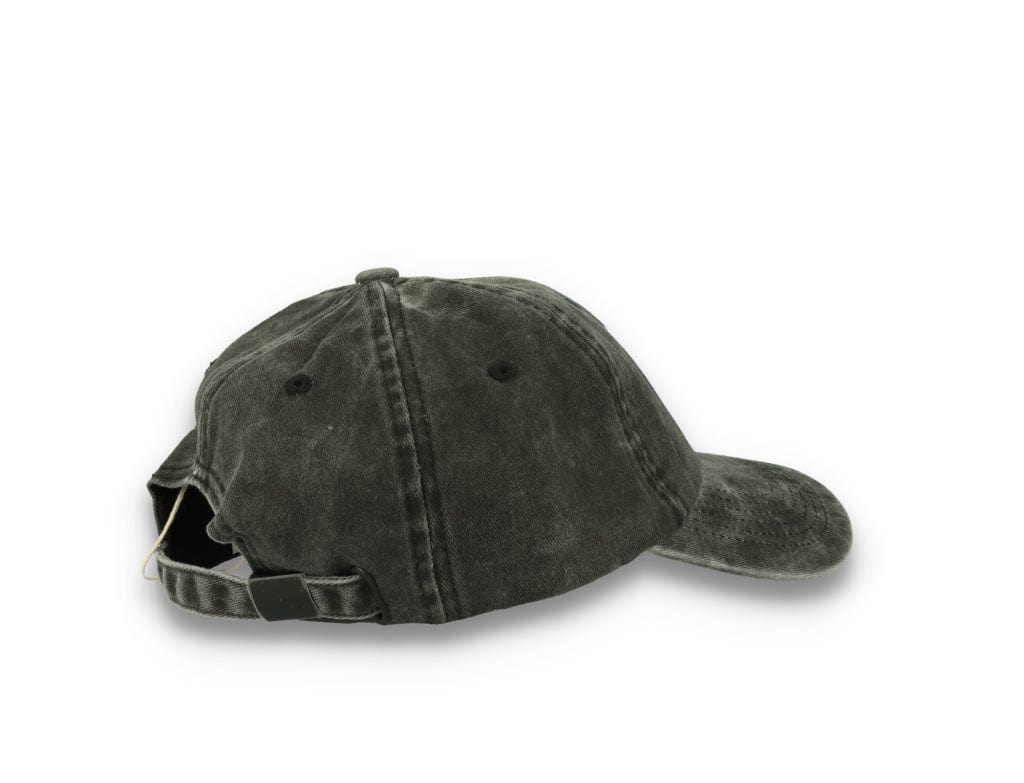 Smiley Face  Washed Black