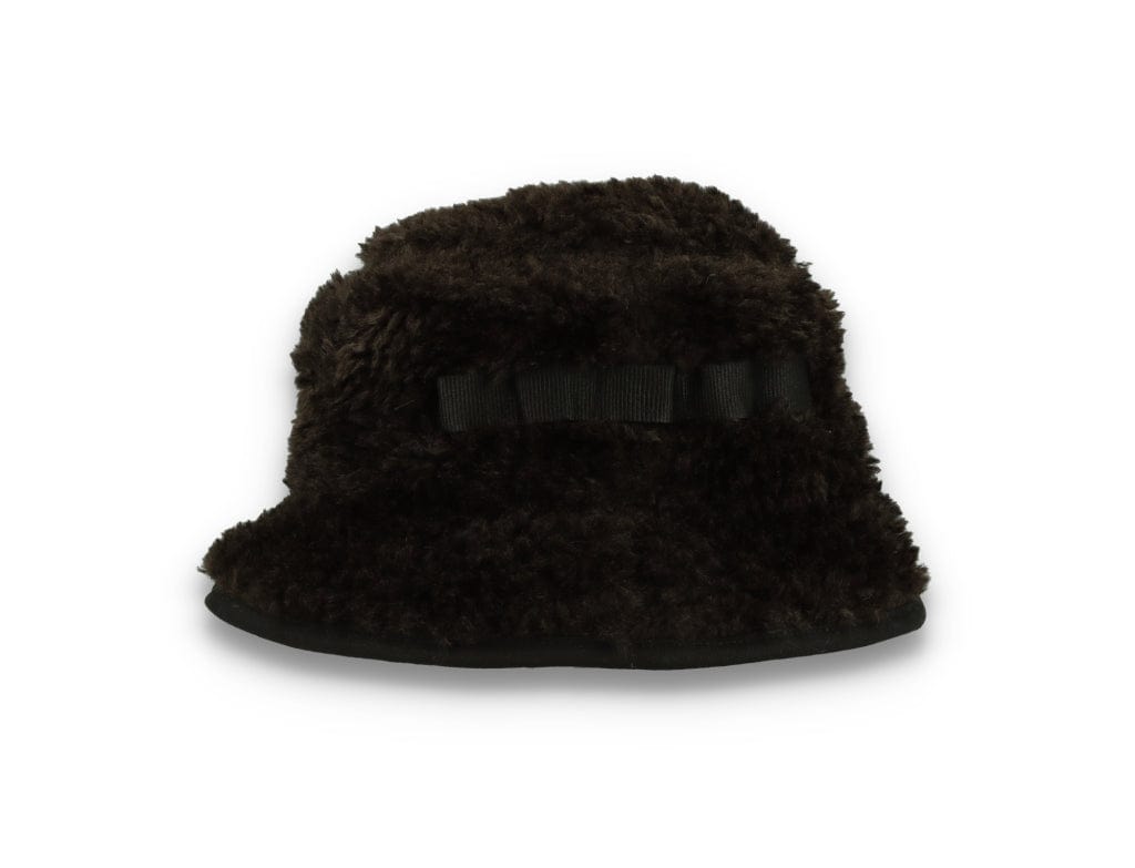 Faux Shearling Utility Bucket Black - LOKK