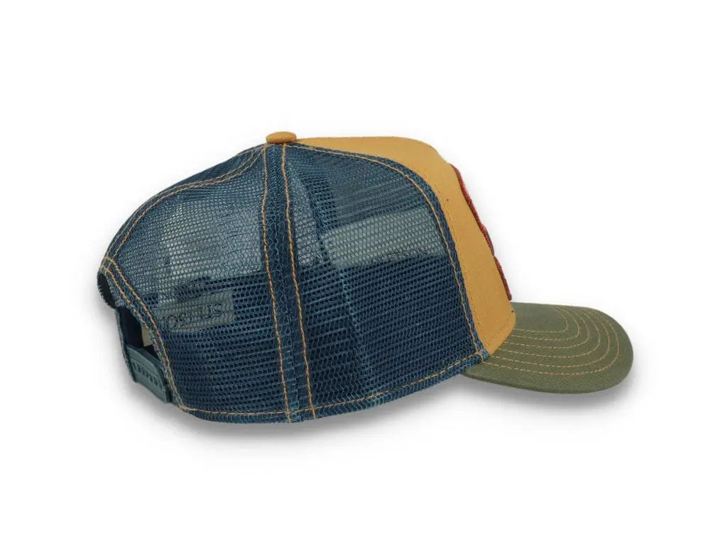 Trucker Cap Motorcycle Brown/Olive - LOKK