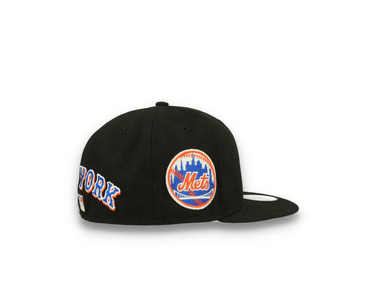 59FIFTY Upside Down All Over Print NY Mets Black