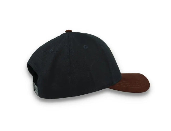 Baseball Cap Suede II Dark Navy/Ebony Brown - LOKK