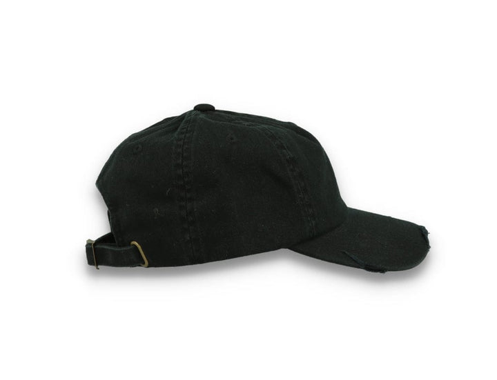 Low Profile Destroyed Cap Black 6245DC - LOKK