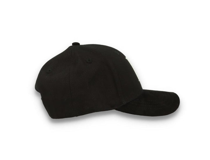 Les Deux Baseball Cap Suede II Black/White - LOKK