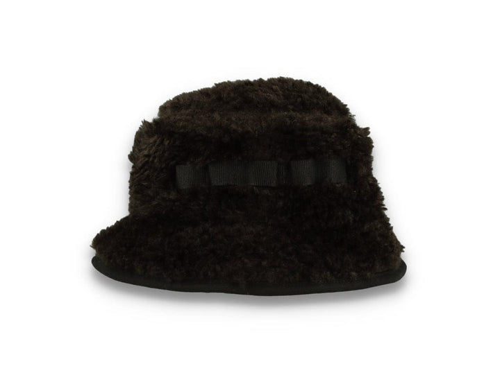 Faux Shearling Utility Bucket Black - LOKK