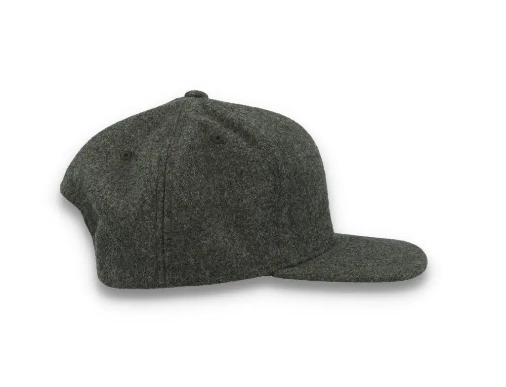 Yupoong Snapback Melton Wool 6689M Dark Grey - LOKK