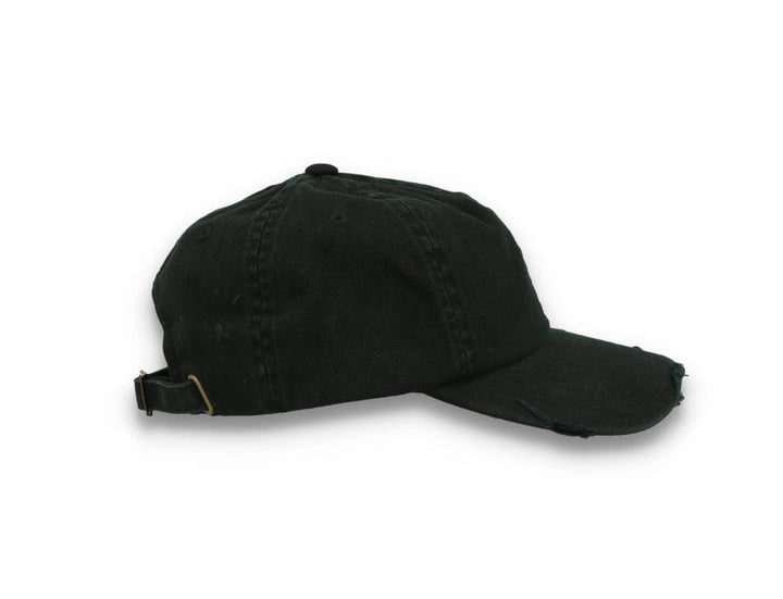 Low Profile Destroyed Cap Black 6245DC - LOKK