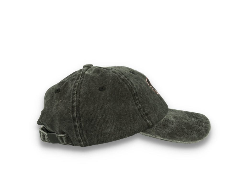 Smiley Face  Washed Black