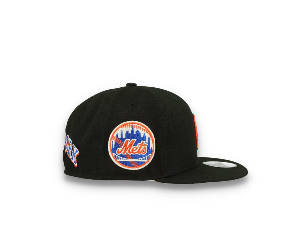 59FIFTY Upside Down All Over Print NY Mets Black