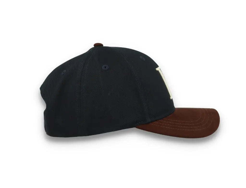 Baseball Cap Suede II Dark Navy/Ebony Brown - LOKK