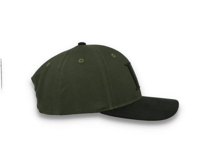 Baseball Cap Suede II Pine Green - LOKK