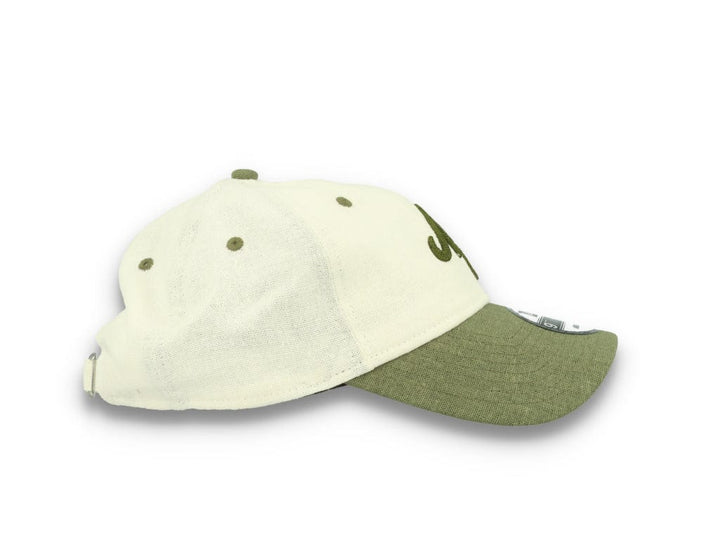9TWENTY Linen Script New Era White New Era