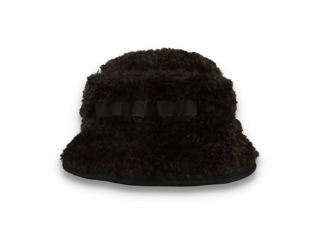 Faux Shearling Utility Bucket Black - LOKK