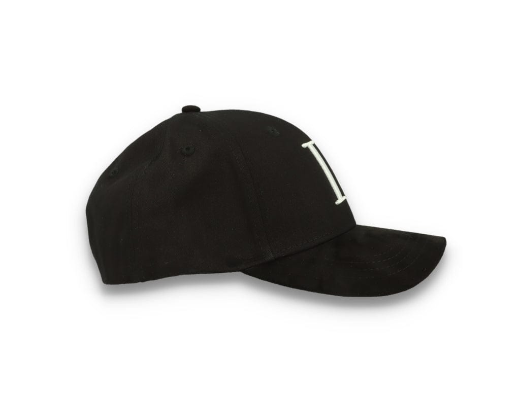 Les Deux Baseball Cap Suede II Black/White - LOKK