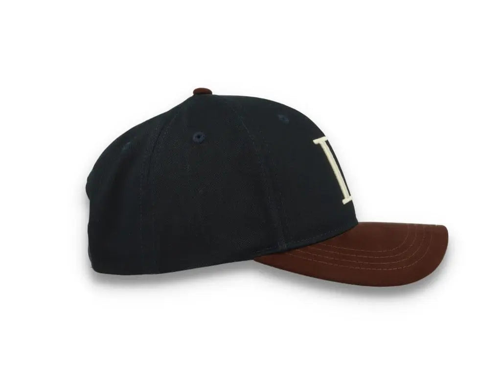 Baseball Cap Suede II Dark Navy/Ebony Brown - LOKK