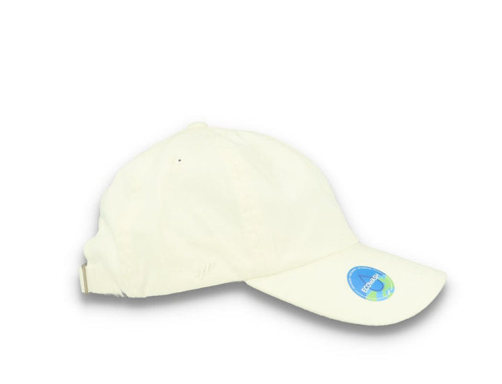 White Dad Cap Eco Wash Low Profile Cotton Twill - 6245EC