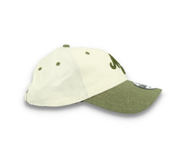 9TWENTY Linen Script New Era White New Era