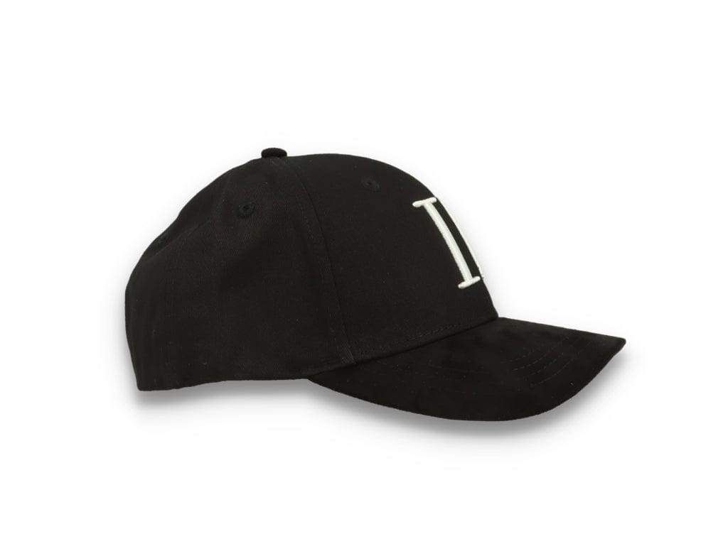 Les Deux Baseball Cap Suede II Black/White