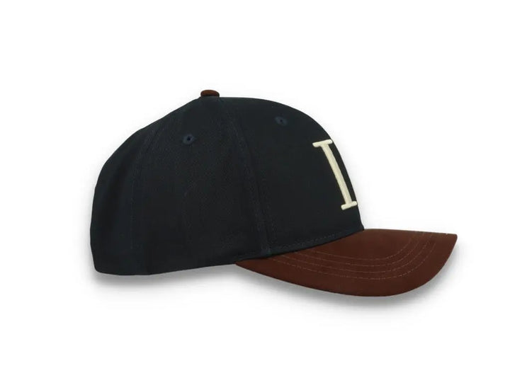 Baseball Cap Suede II Dark Navy/Ebony Brown - LOKK