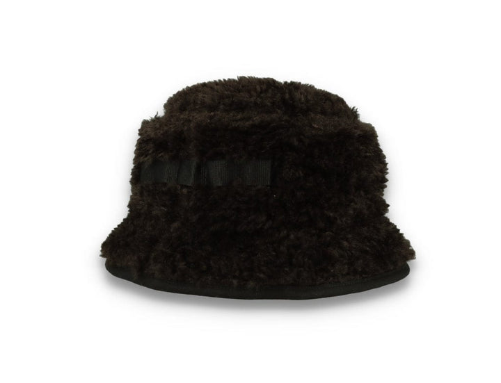 Faux Shearling Utility Bucket Black - LOKK