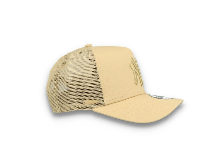 Kids Tonal Mesh Trucker New York Yankees  Beige - LOKK