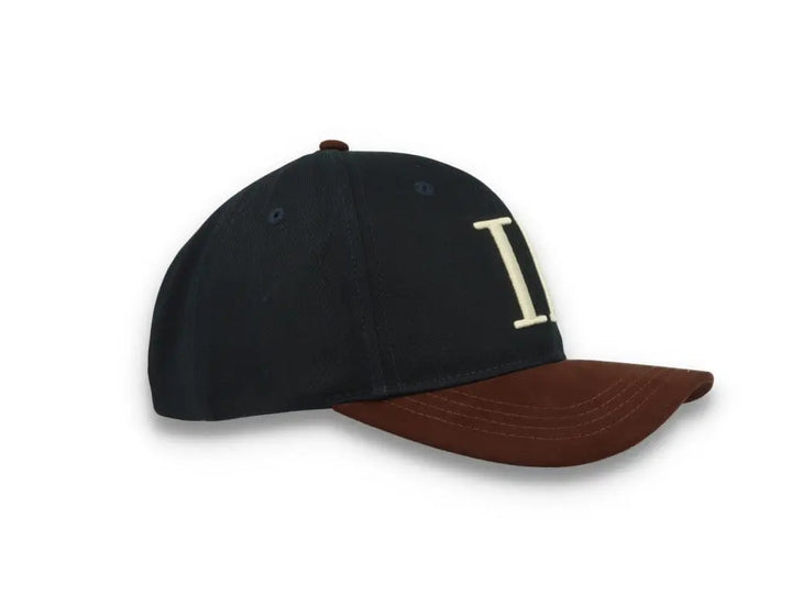 Baseball Cap Suede II Dark Navy/Ebony Brown - LOKK