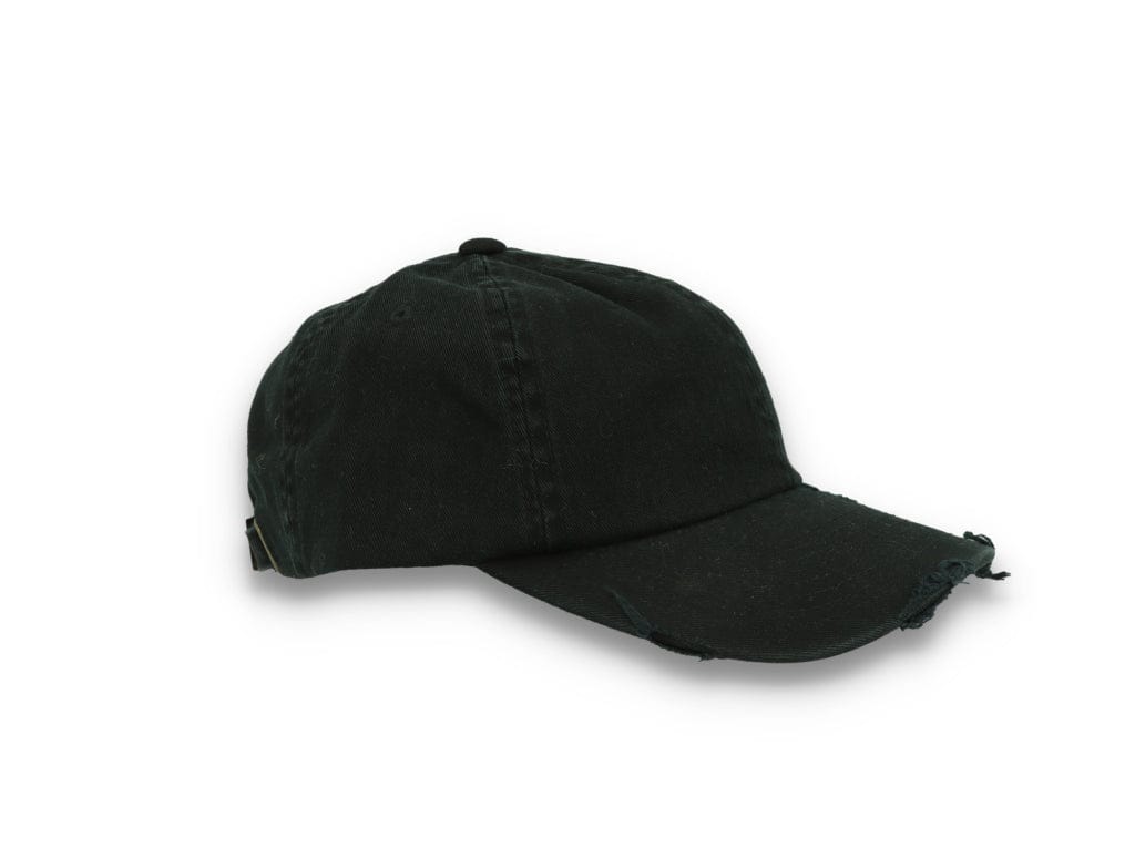 Low Profile Destroyed Cap Black 6245DC - LOKK