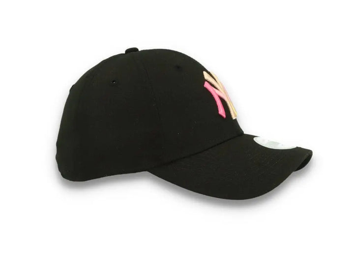 9FORTY Womens Block Logo New York Yankees Black - LOKK