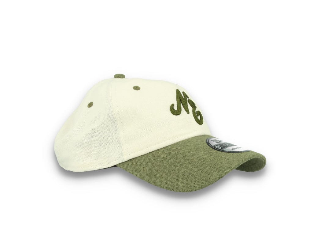 9TWENTY Linen Script New Era White New Era