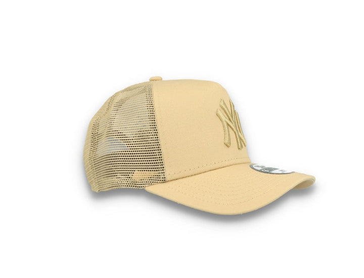 Kids Tonal Mesh Trucker New York Yankees  Beige - LOKK