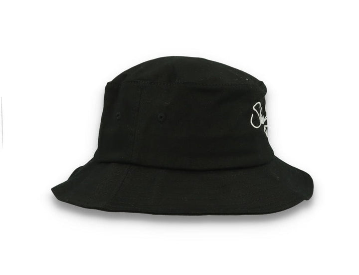 Skinny E Bucket Hat Black/White - LOKK