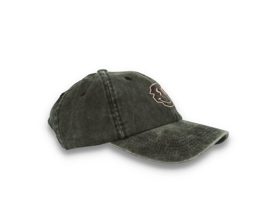 Smiley Face  Washed Black