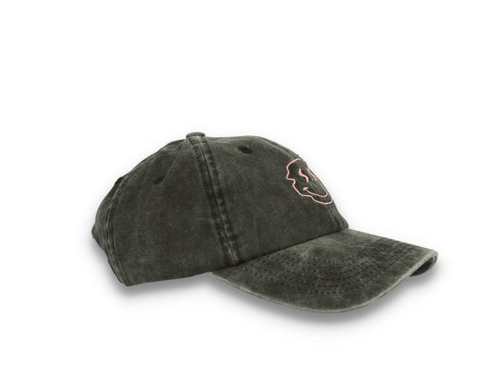 Smiley Face  Washed Black