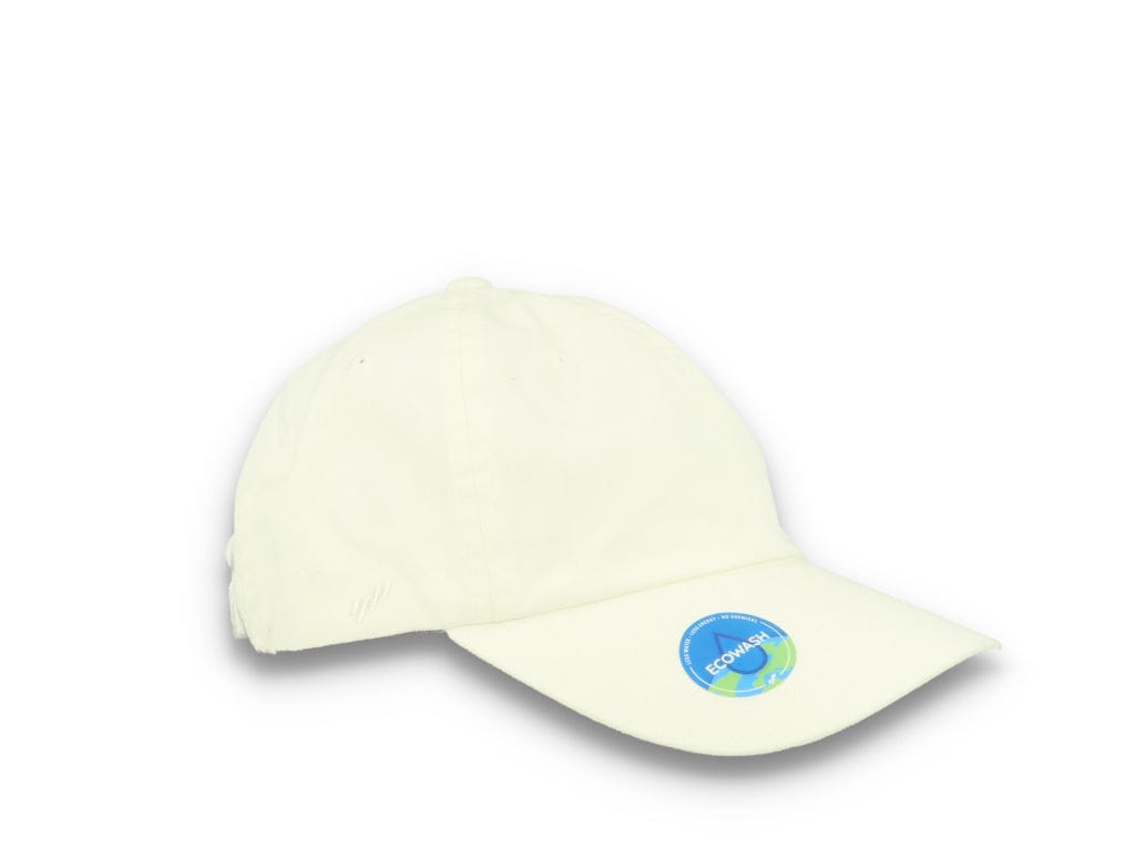 White Dad Cap Eco Wash Low Profile Cotton Twill - 6245EC