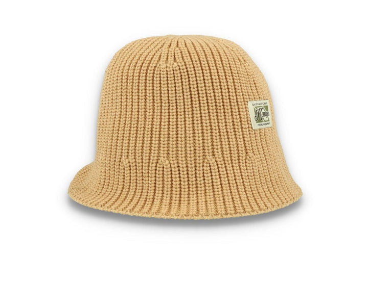 Washed Knit Bucket Oat - LOKK