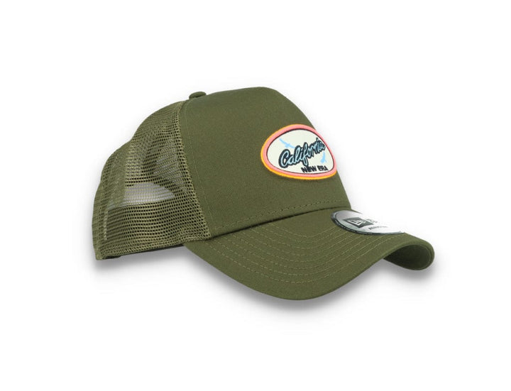 Oval State Trucker New Era Green - LOKK