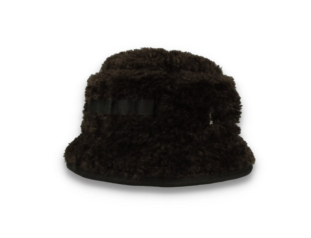 Faux Shearling Utility Bucket Black - LOKK