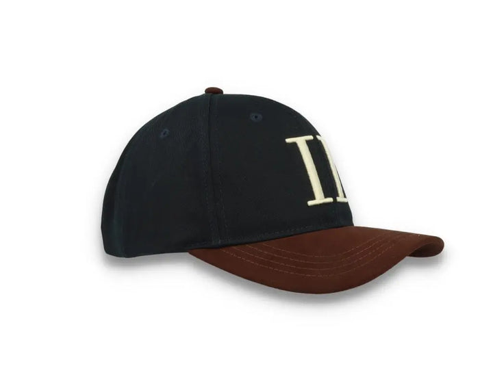 Baseball Cap Suede II Dark Navy/Ebony Brown - LOKK