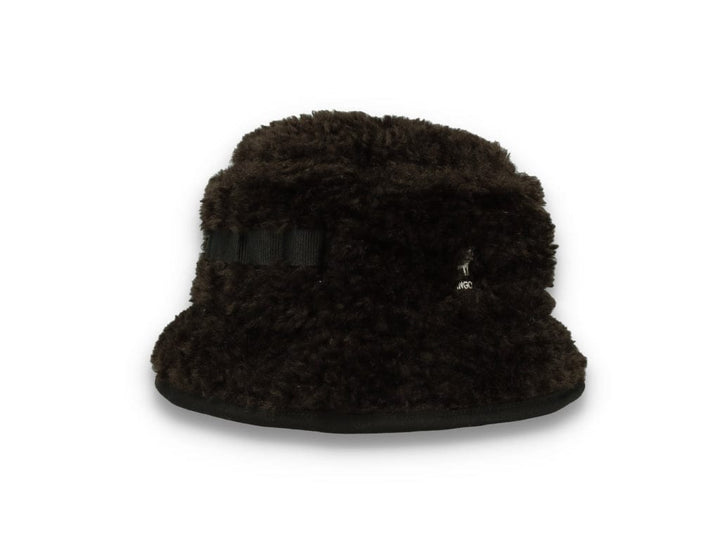 Faux Shearling Utility Bucket Black - LOKK