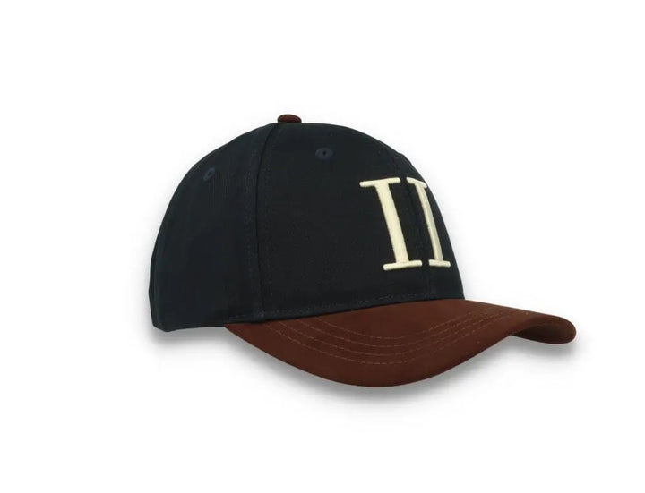 Baseball Cap Suede II Dark Navy/Ebony Brown - LOKK