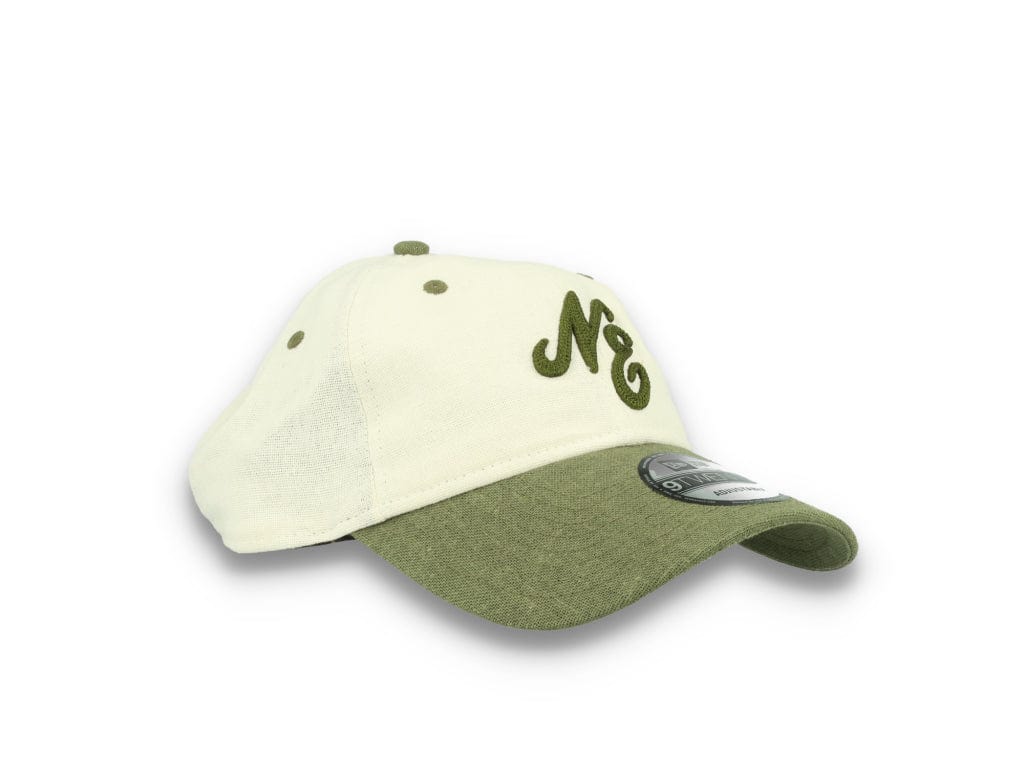 9TWENTY Linen Script New Era White New Era
