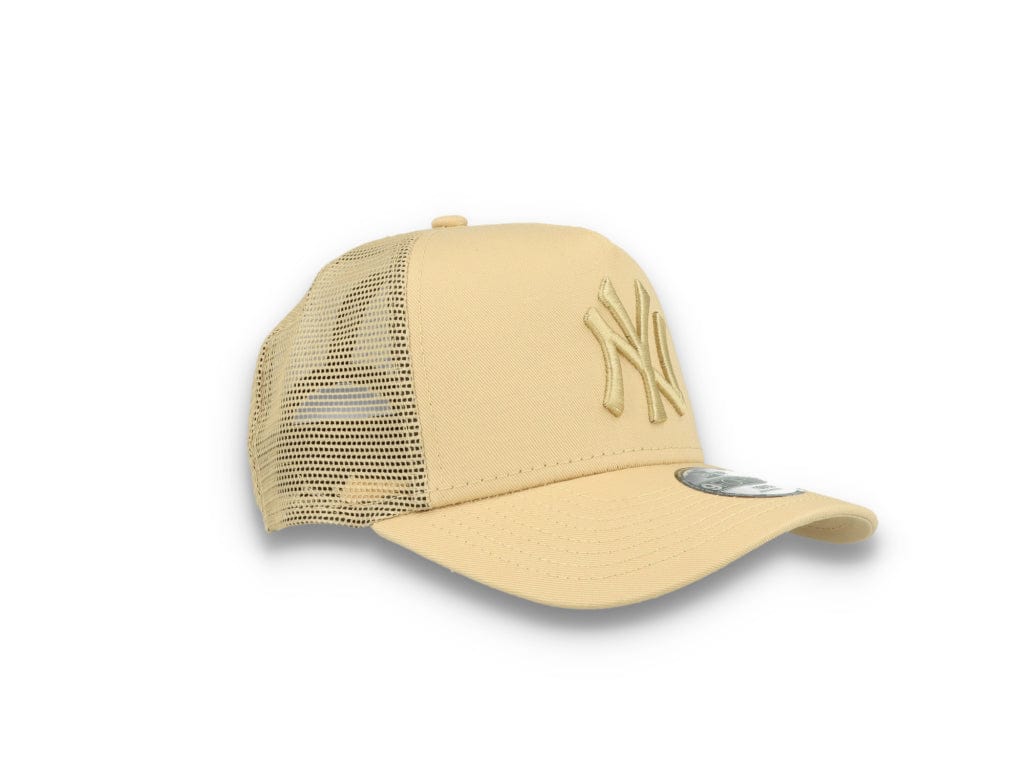 Kids Tonal Mesh Trucker New York Yankees  Beige - LOKK