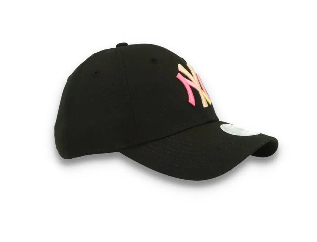 9FORTY Womens Block Logo New York Yankees Black - LOKK