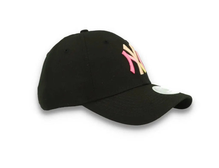 9FORTY Womens Block Logo New York Yankees Black - LOKK