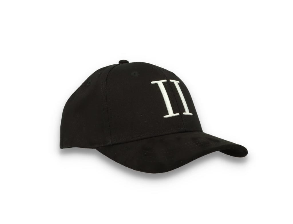 Les Deux Baseball Cap Suede II Black/White