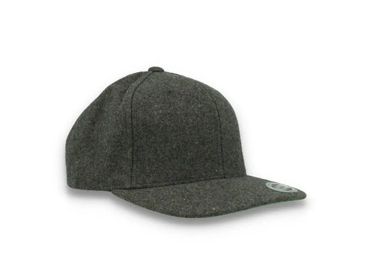 Yupoong Snapback Melton Wool 6689M Dark Grey - LOKK