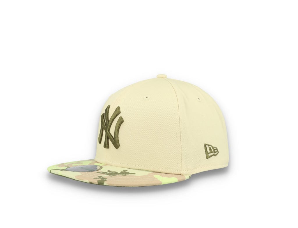 9FIFTY Kids Contrast New York Yankees Light Cream/New Olive