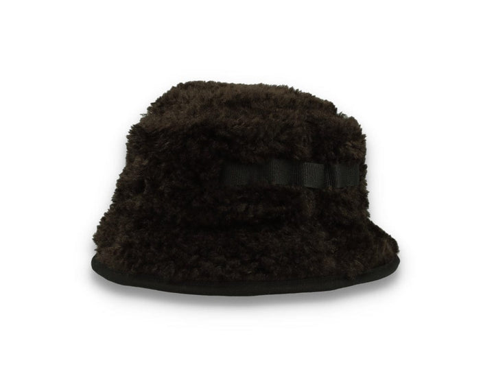 Faux Shearling Utility Bucket Black - LOKK