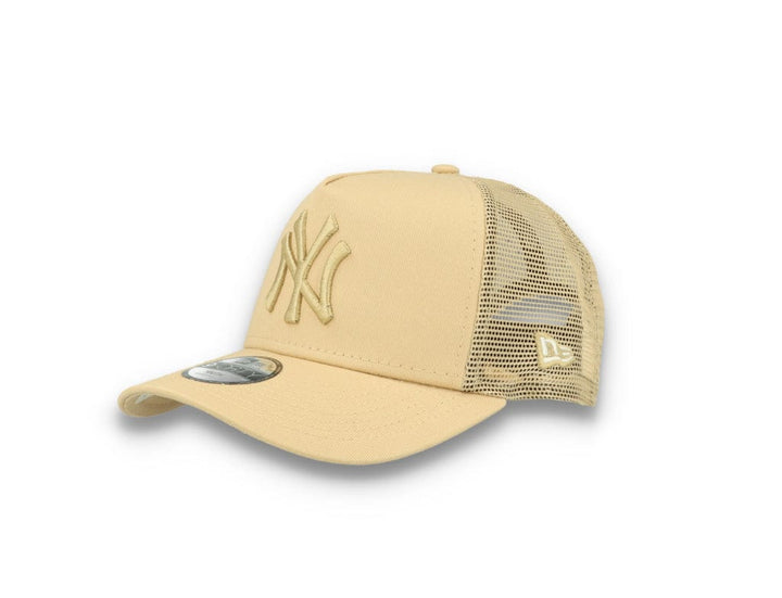 Kids Tonal Mesh Trucker New York Yankees  Beige - LOKK