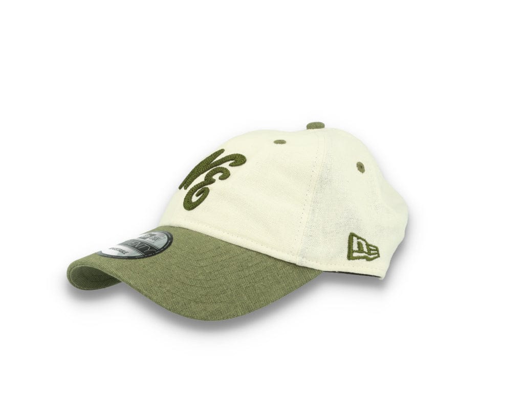 9TWENTY Linen Script New Era White New Era