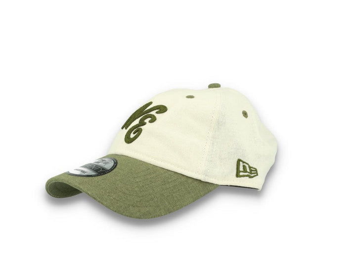 9TWENTY Linen Script New Era White New Era